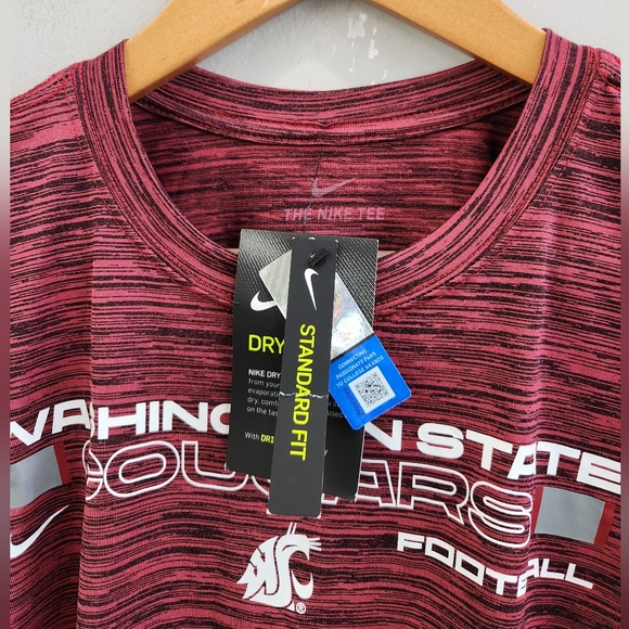 Nike Dri-Fit Velocity Legend Shirt Washington State Cougars Football Men's Large - Picture 3 of 6